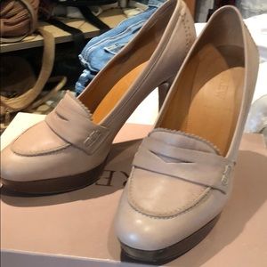 Jcrew high heel loafers size 7